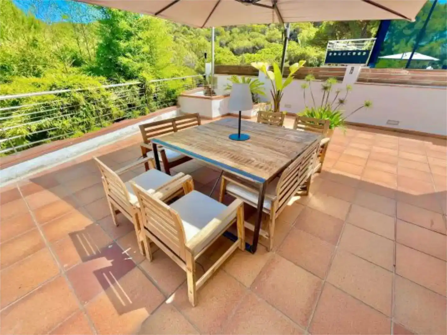 Terrassa de Casa o xalet en venda en Blanes amb Aire condicionat i Piscina
