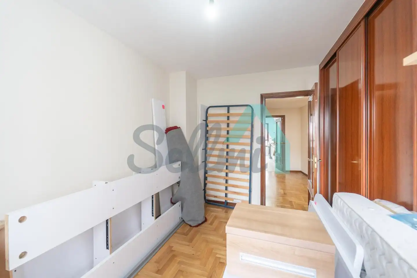 Bedroom of Flat for sale in Oviedo   with Heating, Parquet flooring and Terrace