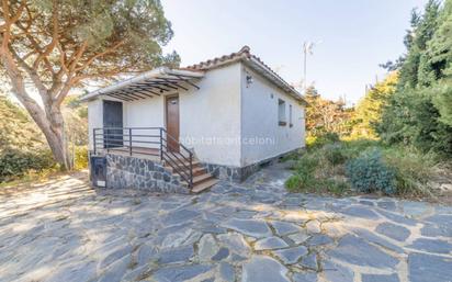 Exterior view of House or chalet for sale in Sant Pere de Vilamajor  with Private garden and Storage room