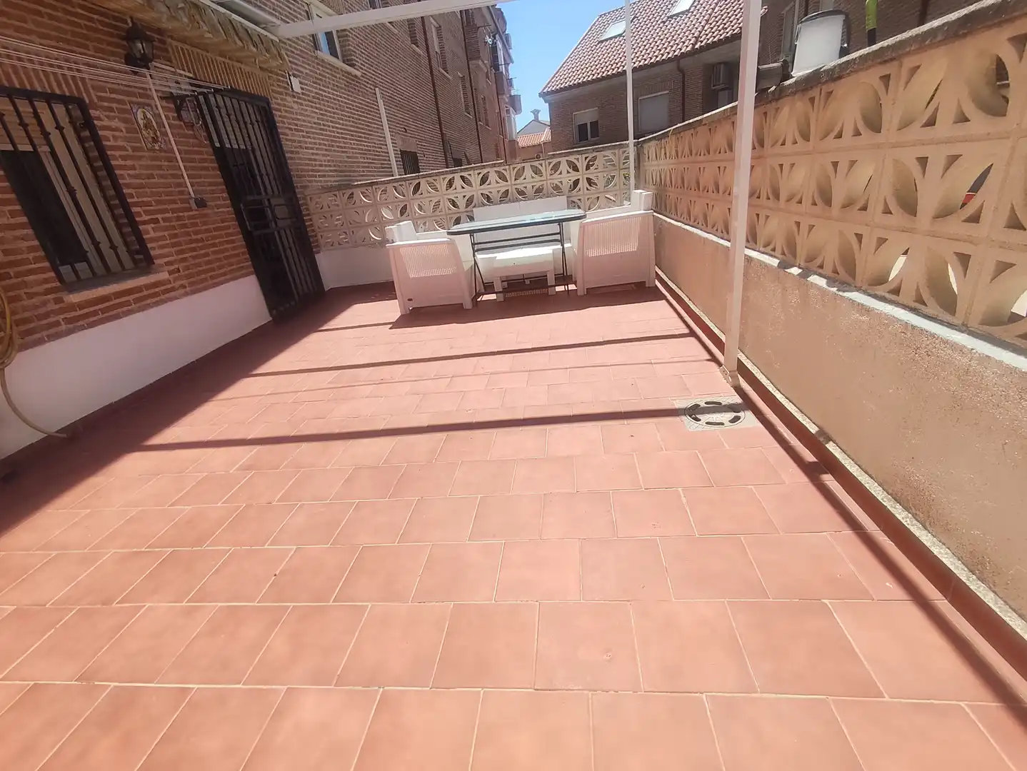Terrace of Flat for rent in Valmojado  with Air Conditioner, Heating and Private garden