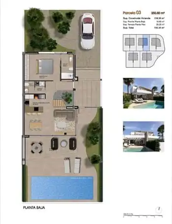 Reihenhaus mit Pool zum Verkauf in Monforte del Cid, imagen 26