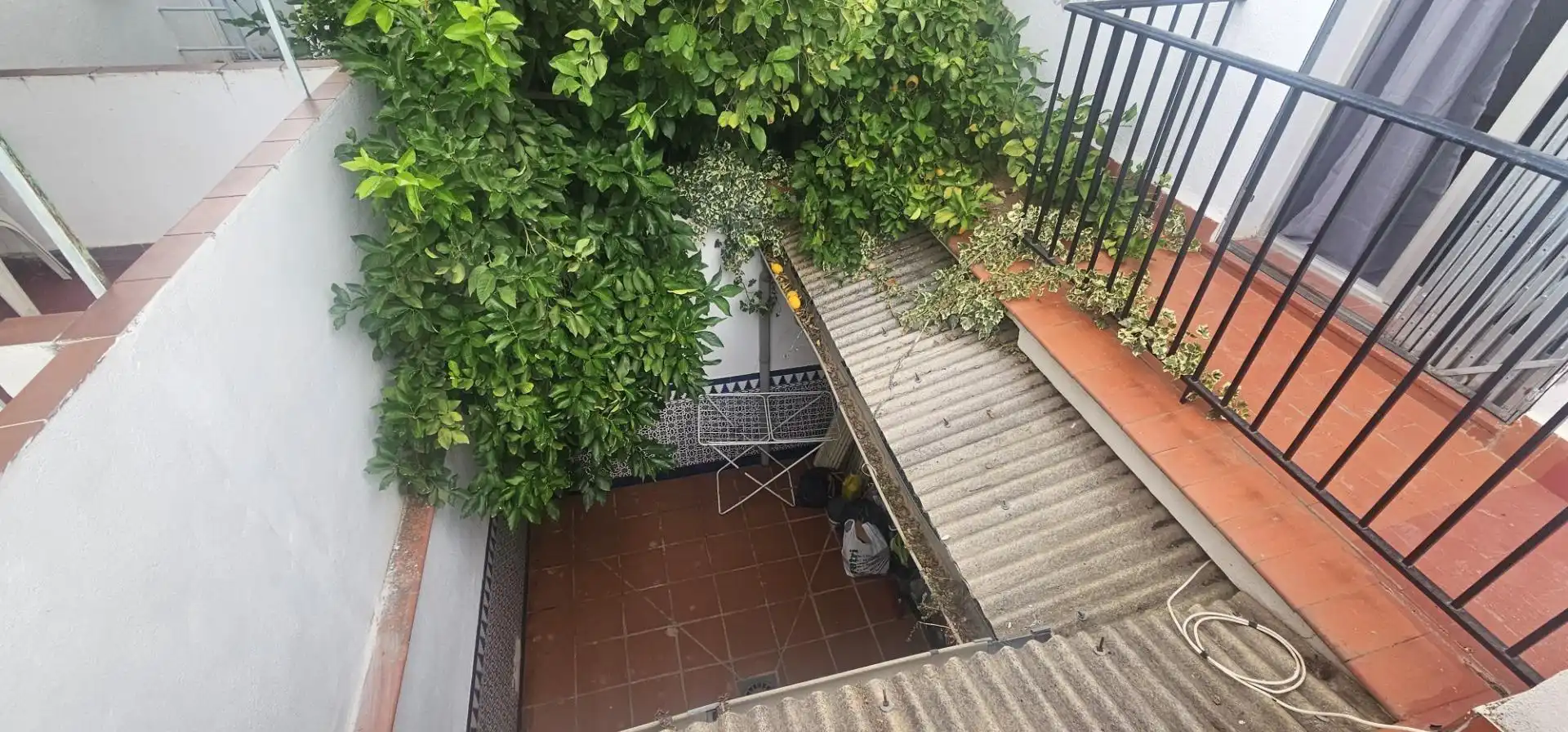 Balcony of Houses for rent in Granada  with Heating, Terrace and Furnished