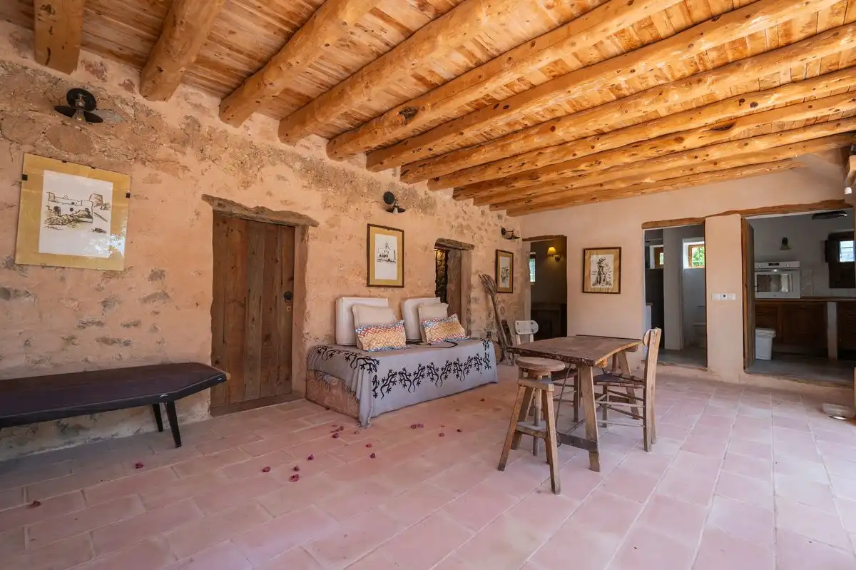 Terraza de Casa o chalet de alquiler en Sant Josep de sa Talaia con Aire acondicionado, Calefacción y Jardín privado