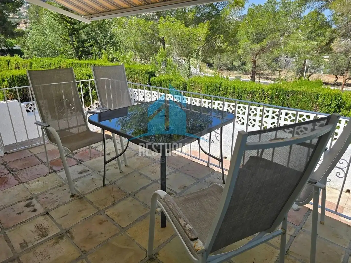 Terraza de Casa adosada en venta en Moraira con Aire acondicionado, Jardín privado y Terraza