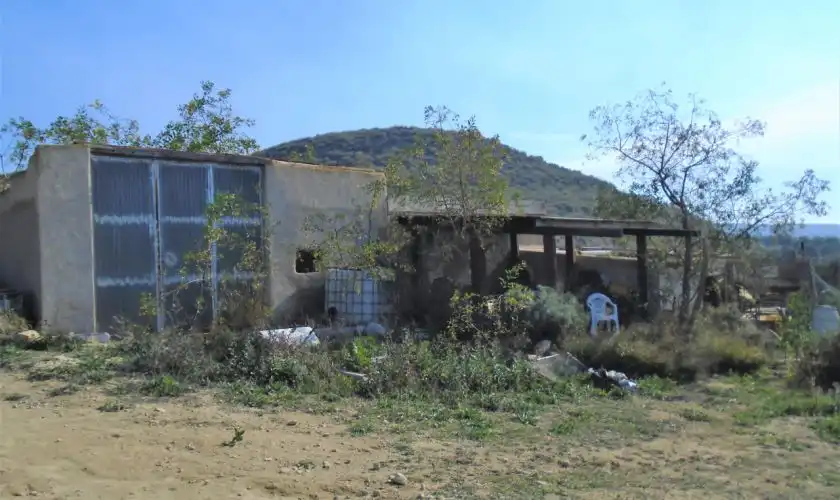 Vista exterior de Casa o xalet en venda en Níjar amb Jardí privat, Terrassa i Moblat