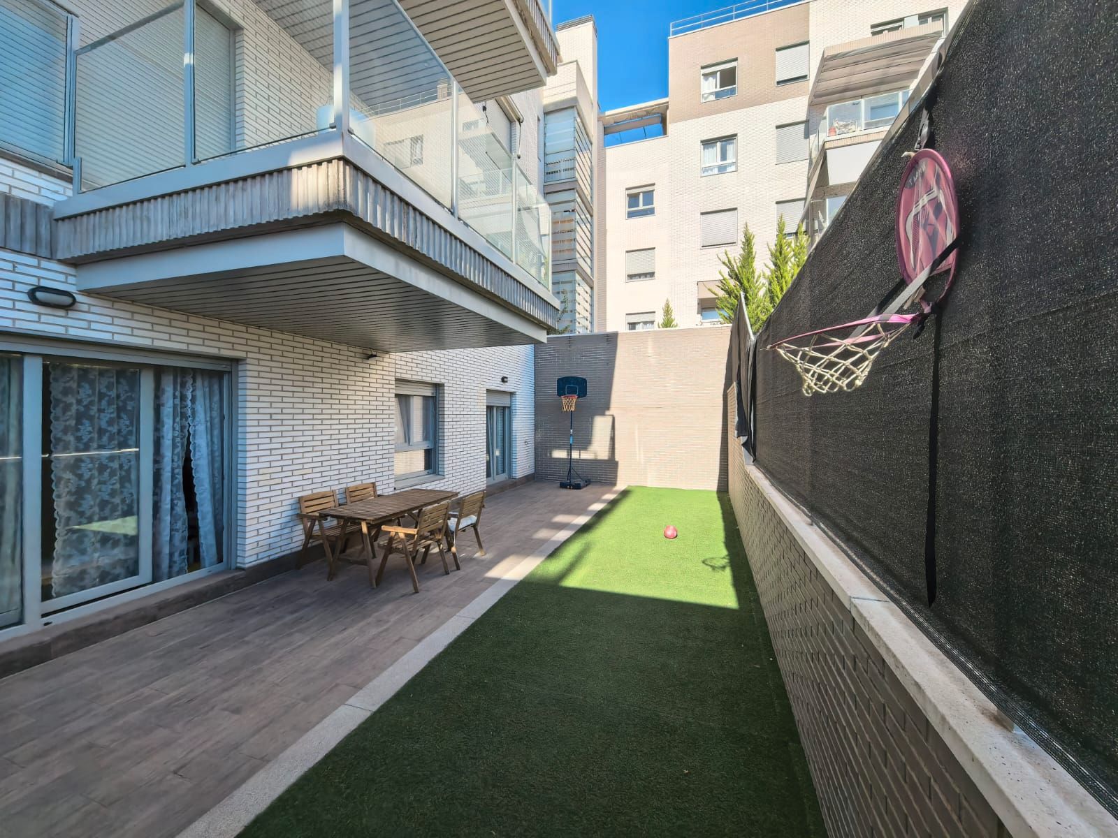 Terrace of Flat for sale in San Sebastián de los Reyes  with Air Conditioner, Heating and Private garden