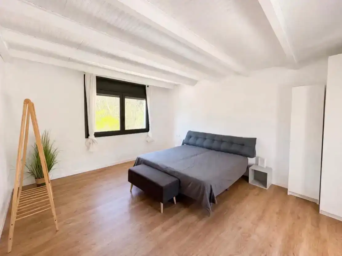 Schlafzimmer von Wohnung zur Miete in Sant Gregori mit Klimaanlage, Privatgarten und Parkett