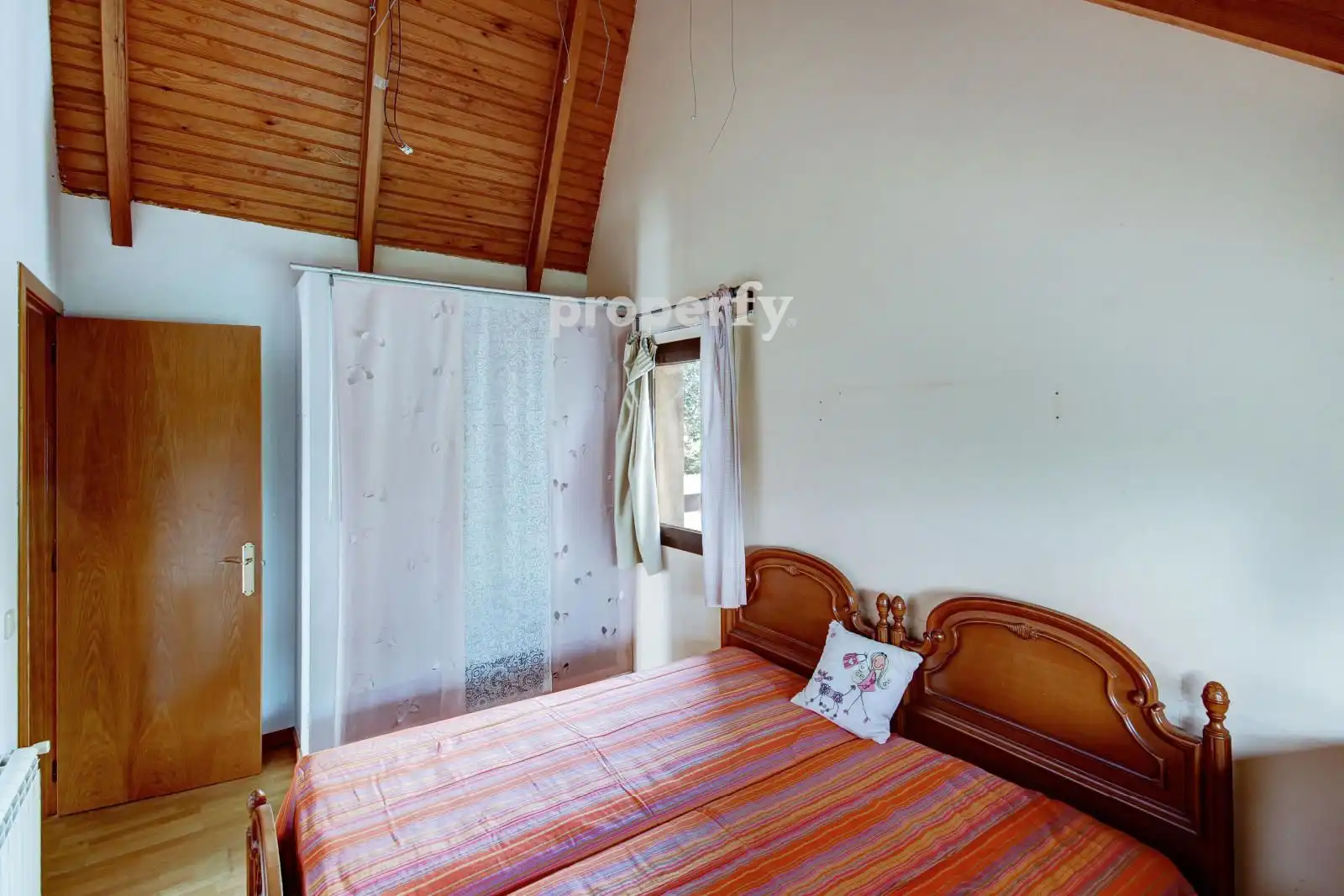 Bedroom of Houses for sale in Caldes de Malavella  with Heating, Private garden and Parquet flooring