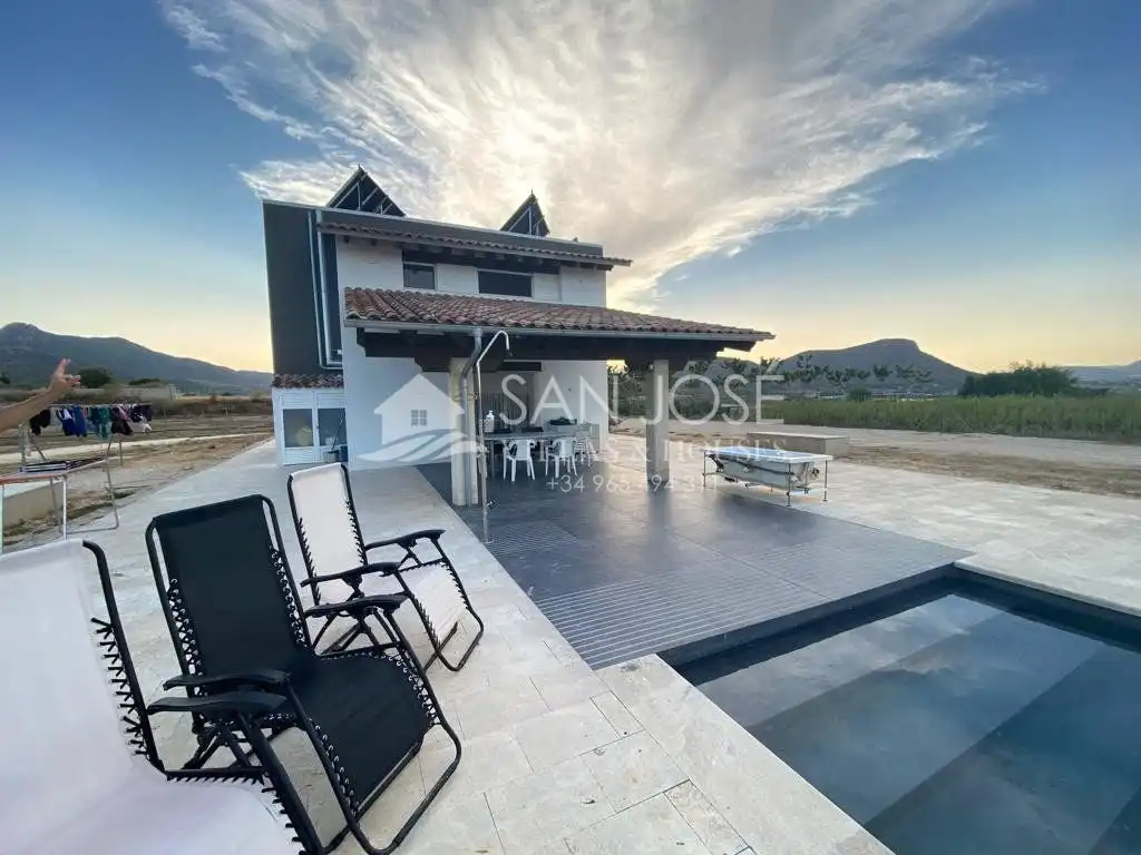 Terraza de Casa o chalet en venta en Aspe con Calefacción, Jardín privado y Trastero