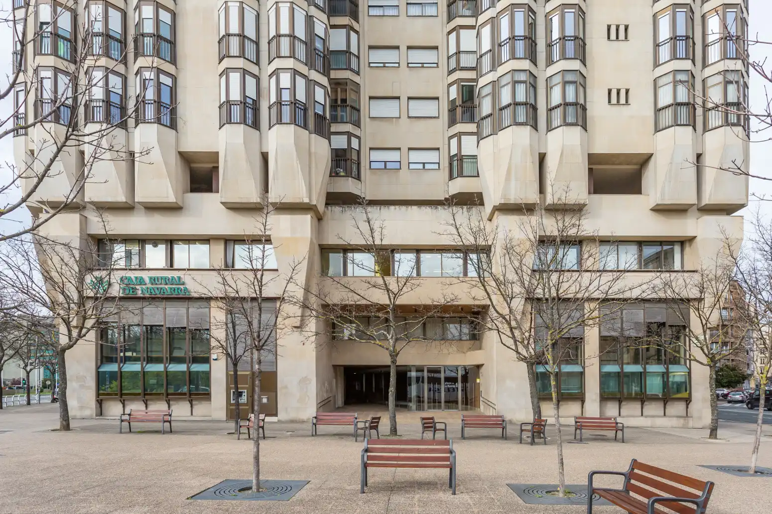 Vista exterior de Piso en venta en  Pamplona / Iruña con Calefacción, Terraza y Amueblado
