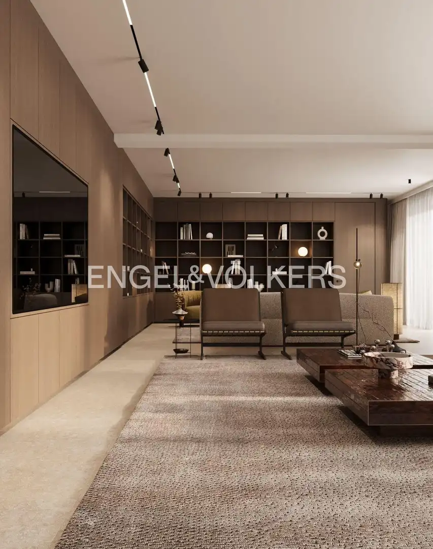 Sala de estar de Casa o chalet en venta en Barcelona con Aire acondicionado, Calefacción y Jardín privado