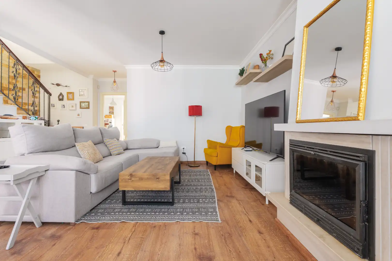 Sala de estar de Casa o chalet en venta en San Cristóbal de la Laguna con Calefacción, Jardín privado y Parquet