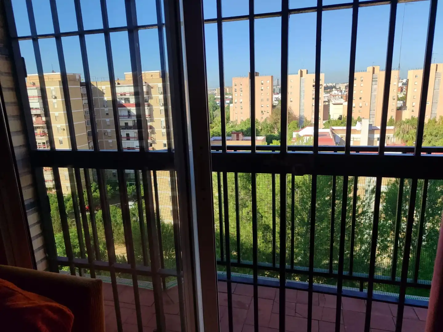 Balcony of Flat for rent in Sevilla  with Air Conditioner, Private garden and Terrace