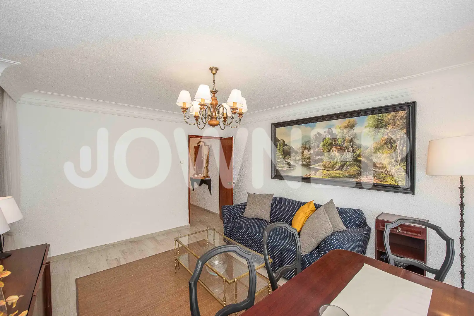 Wohnzimmer von Wohnung zur Miete in Madrid mit Heizung, Möbliert und Ofen