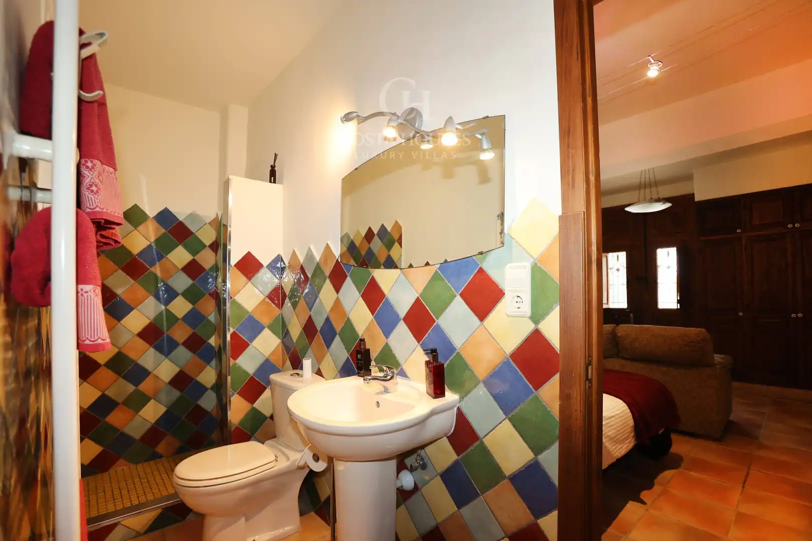 Bany de Casa o xalet en venda en Benissa amb Aire condicionat, Jardí privat i Terrassa