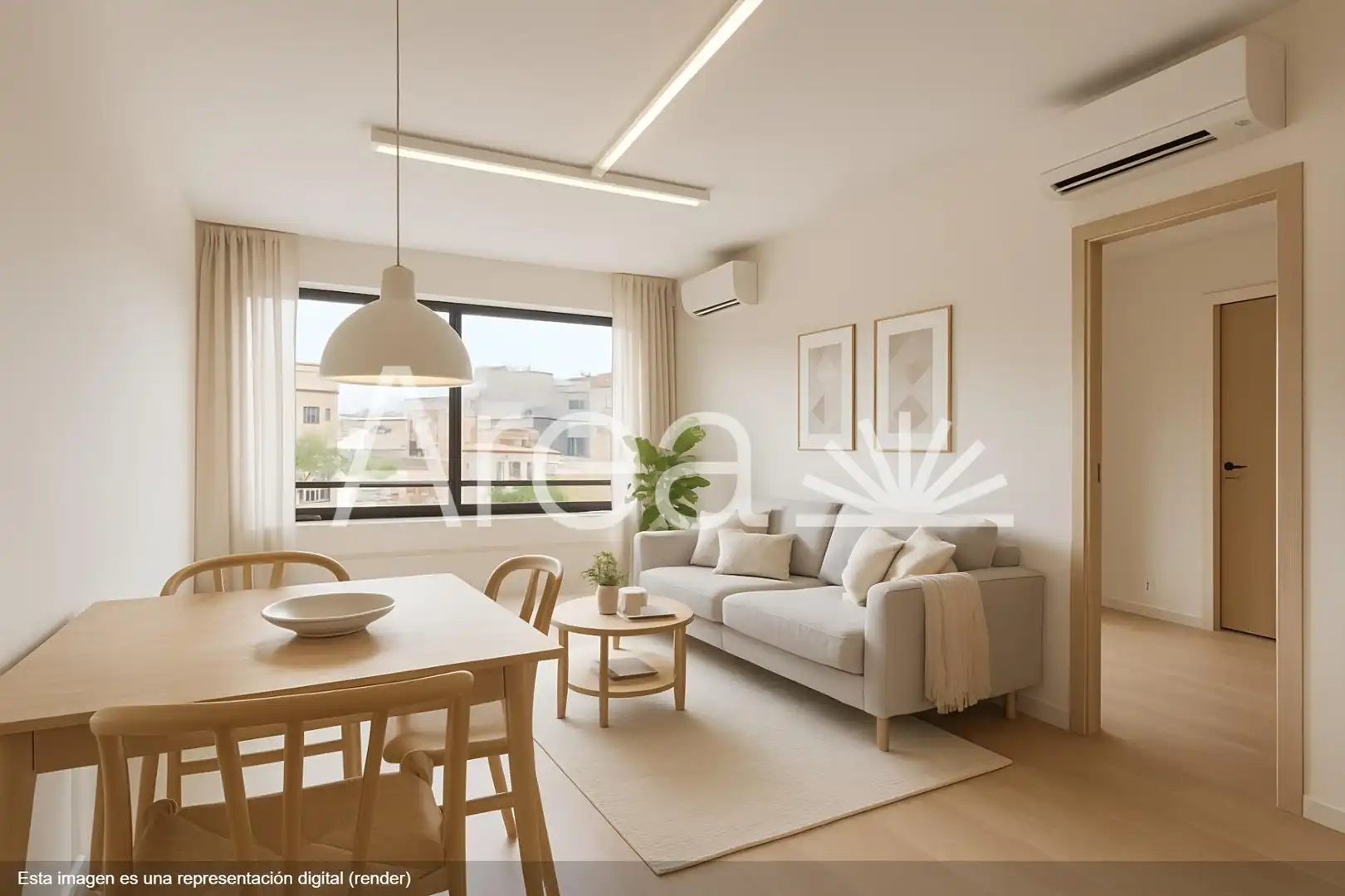 Living room of Flat for sale in Granollers  with Parquet flooring, Terrace and Balcony