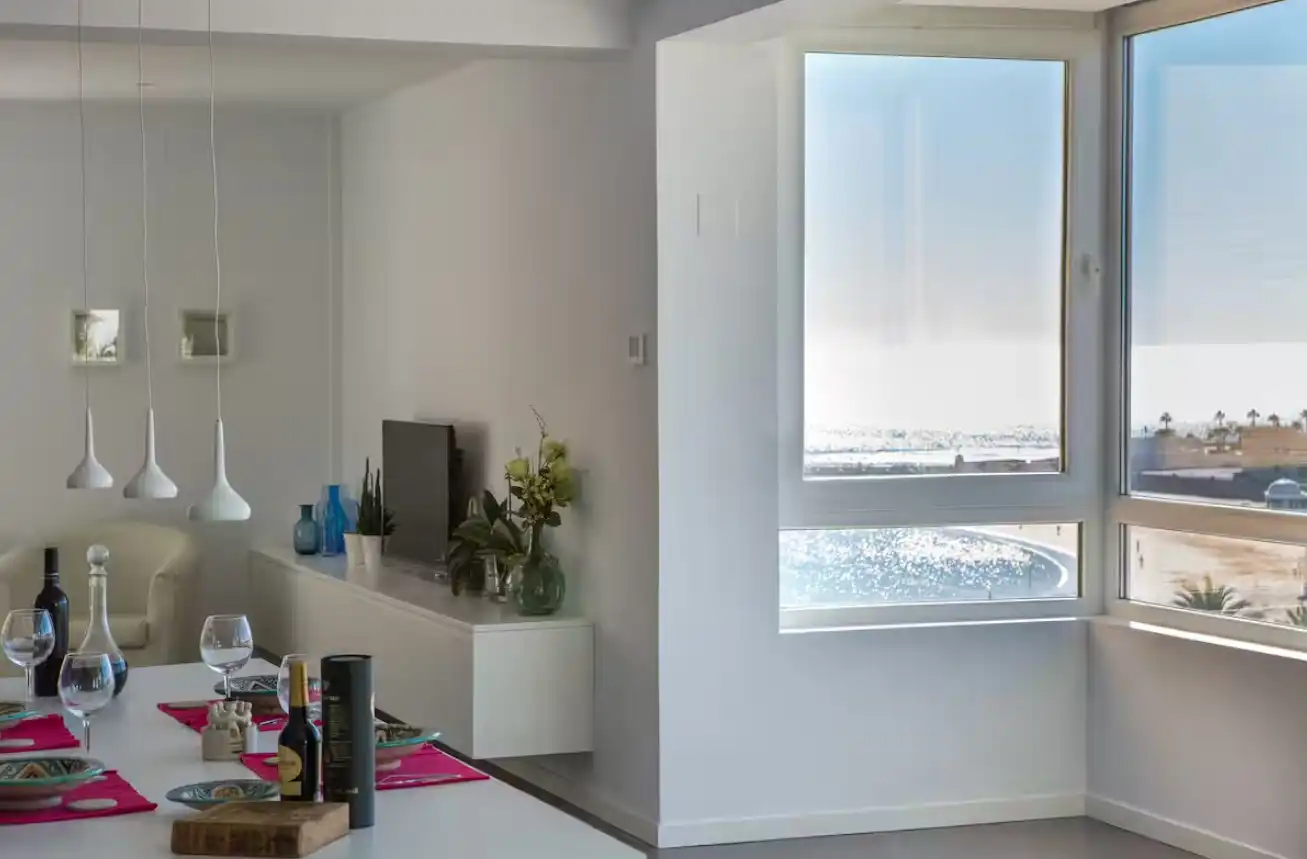 Living room of Apartments for rent in Cádiz  with Air Conditioner, Heating and Parquet flooring