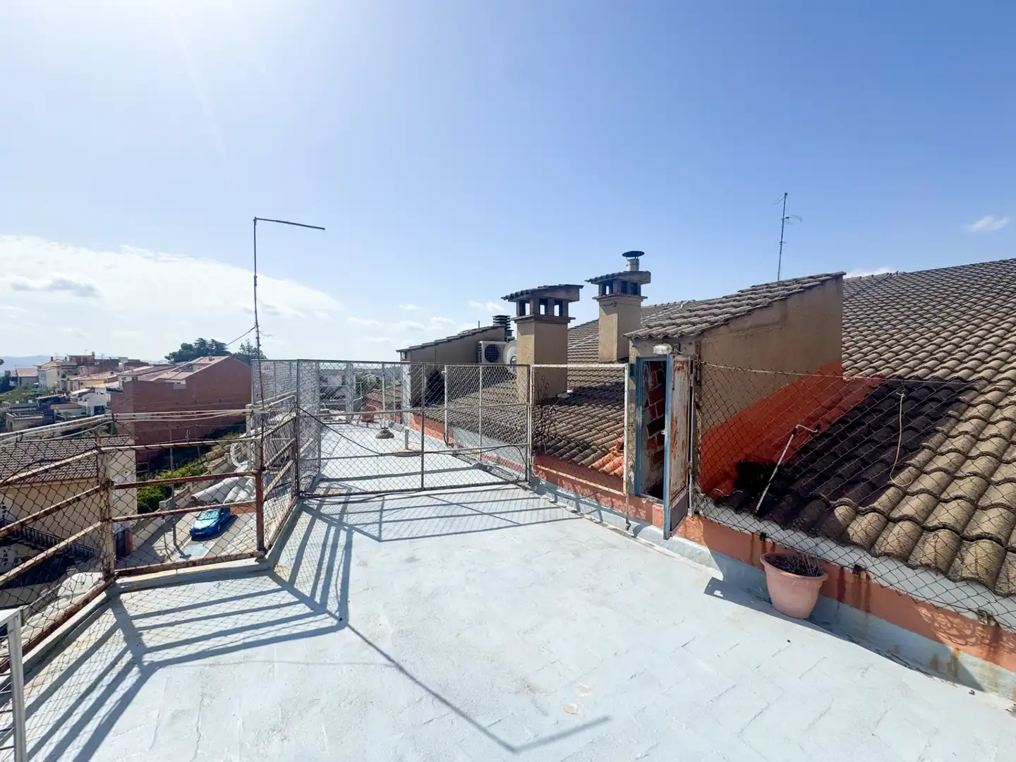 Terrace of Flat for sale in Sentmenat  with Air Conditioner, Heating and Parquet flooring