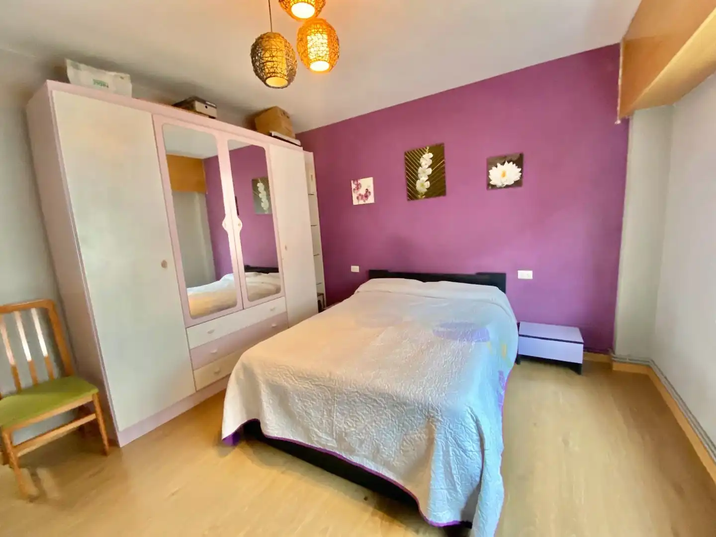 Bedroom of Flat for sale in Arteixo  with Heating, Parquet flooring and Storage room