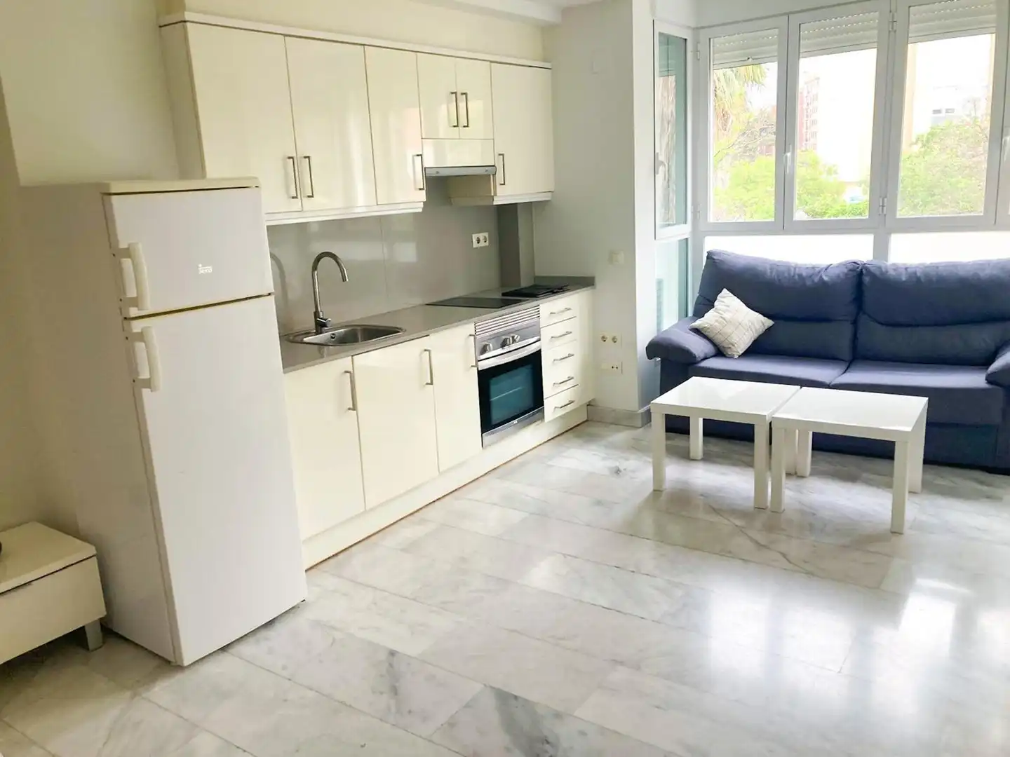 Außenansicht von Wohnung zur Miete in Valencia mit Heizung, Terrasse und Möbliert