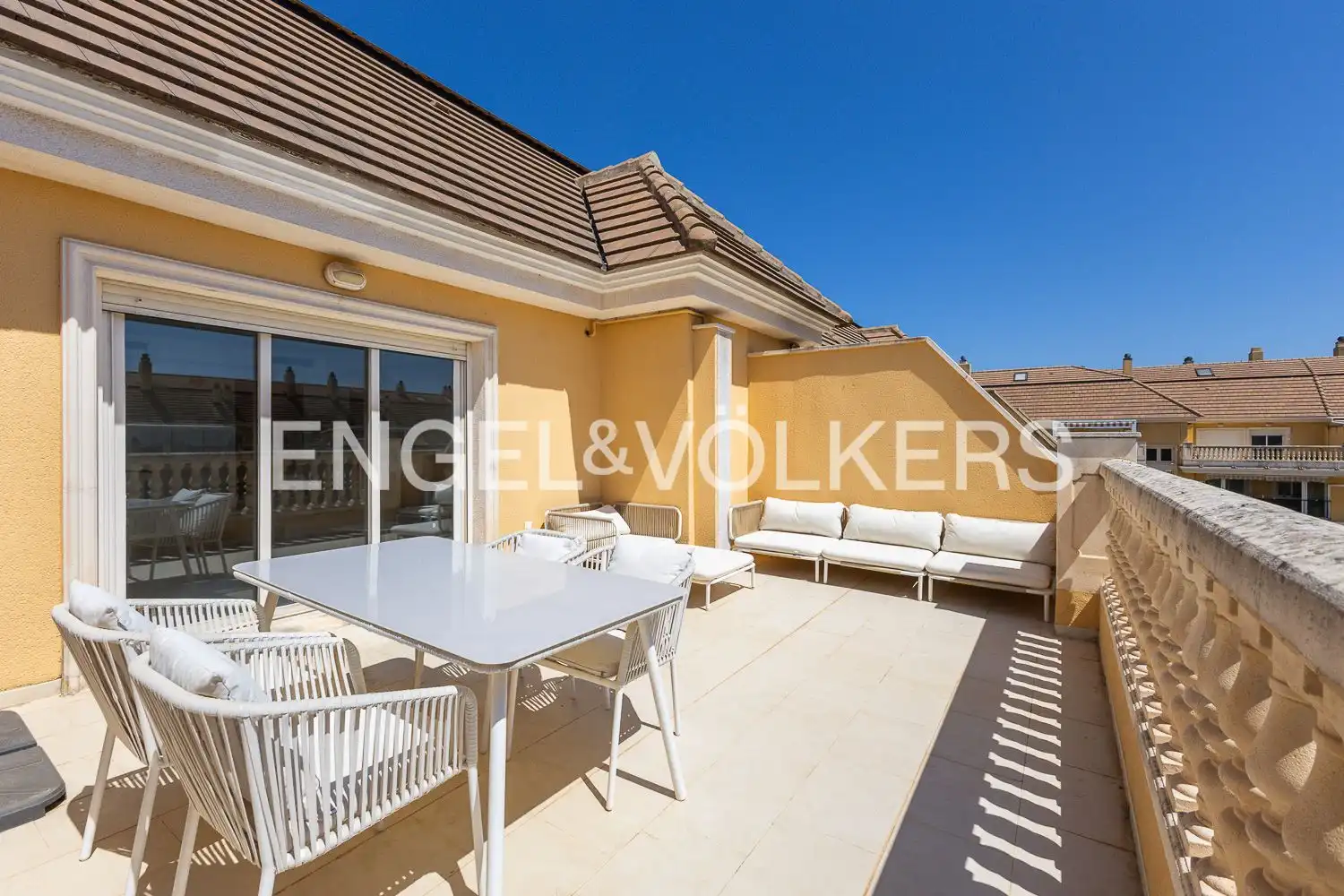 Terrace of Duplexes for rent in Dénia  with Air Conditioner, Heating and Swimming Pool