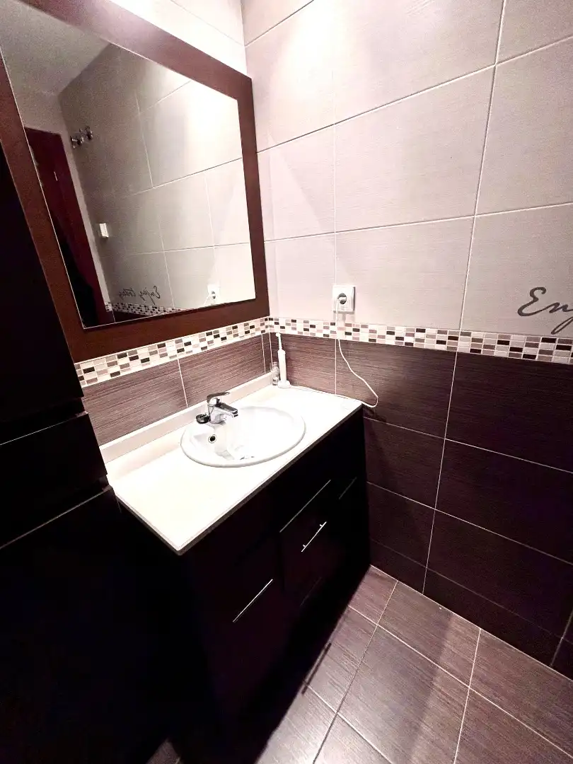 Bathroom of Flat for sale in Gijón   with Heating, Private garden and Parquet flooring