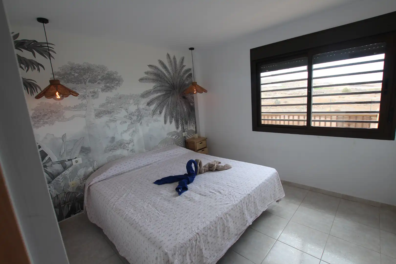 Bedroom of Flat for rent in Arona  with Terrace, Furnished and Oven