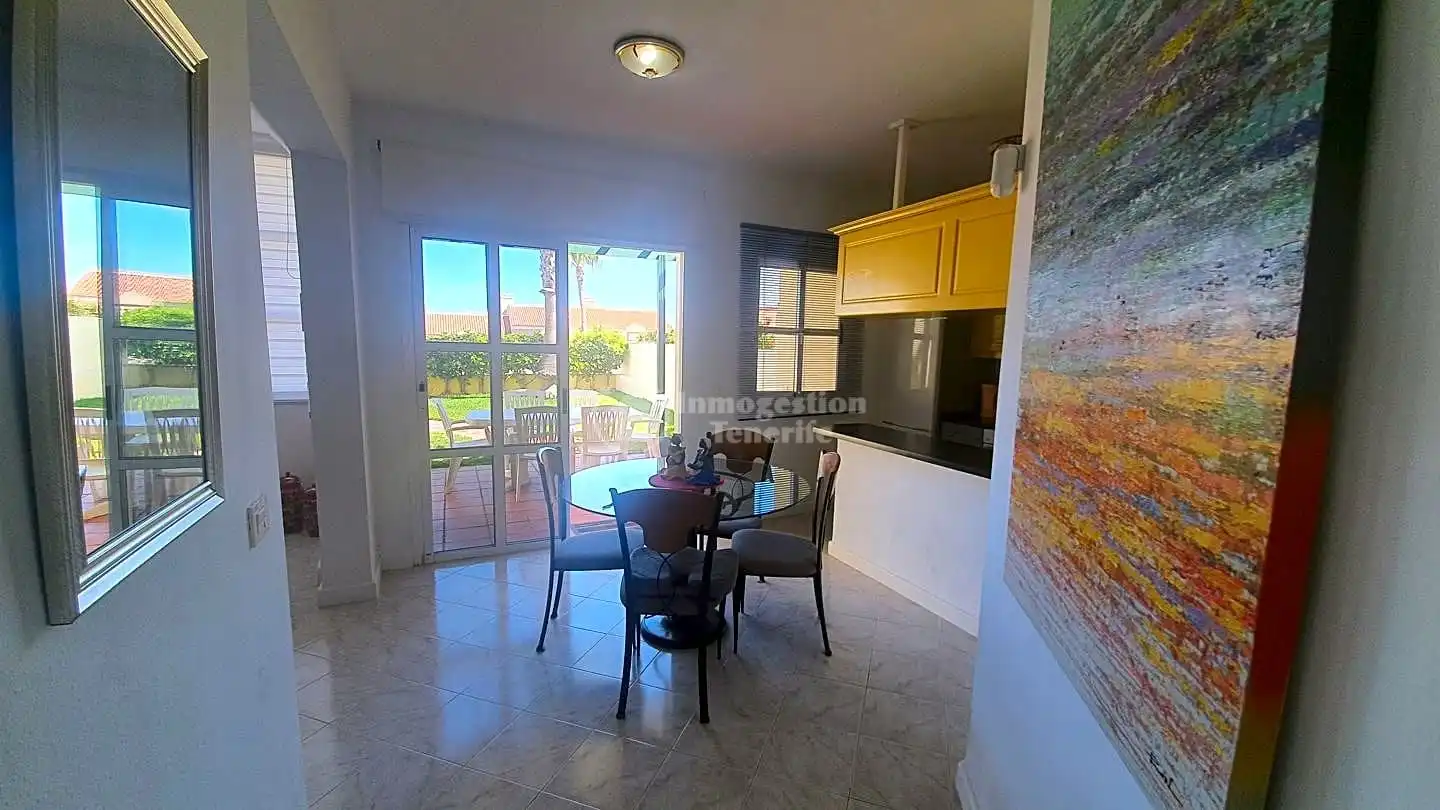Comedor de Apartamento de alquiler en San Miguel de Abona con Jardín privado, Terraza y Amueblado