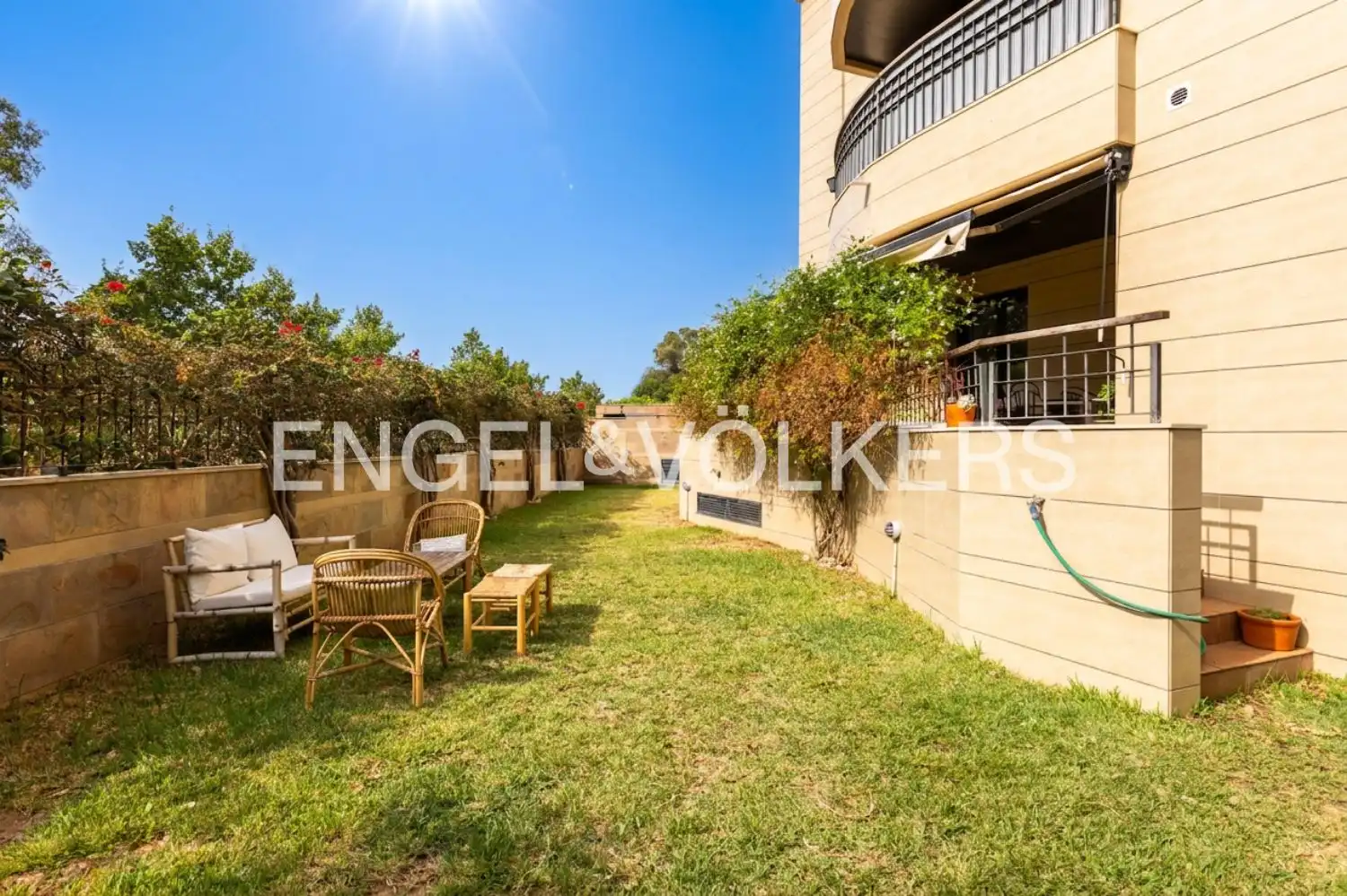 Terraza de Piso de alquiler en Jávea / Xàbia con Aire acondicionado, Calefacción y Jardín privado