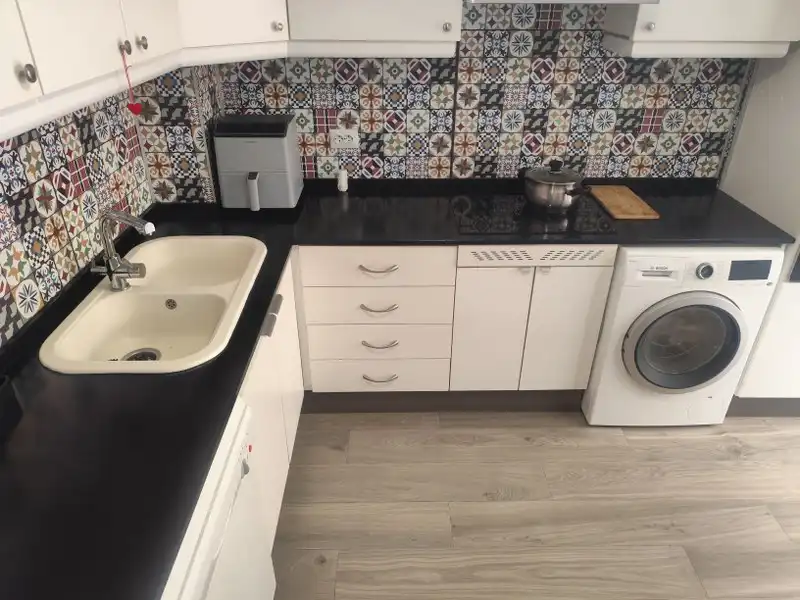 Cocina de Casa adosada en venta en Cullera con Aire acondicionado, Calefacción y Terraza