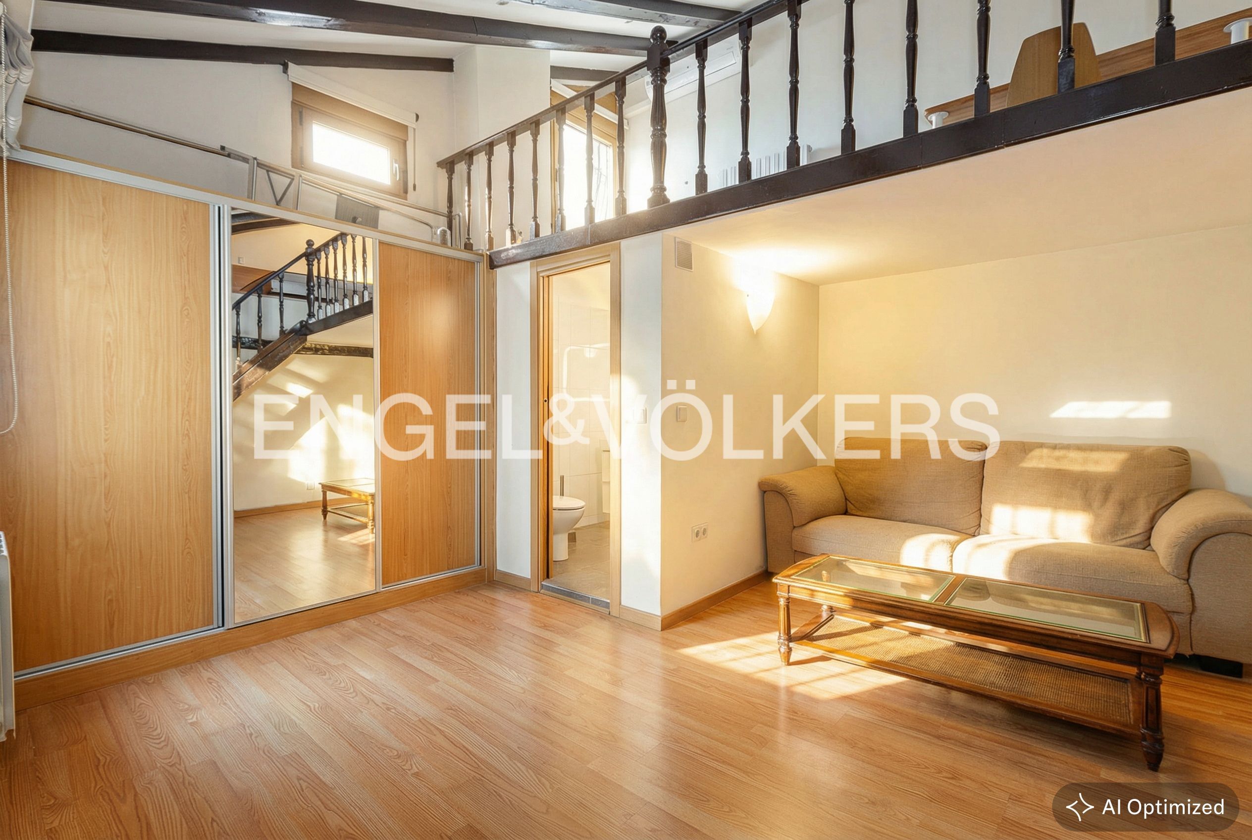 Sala de estar de Apartamento en venta en  Madrid Capital con Aire acondicionado, Calefacción y Amueblado