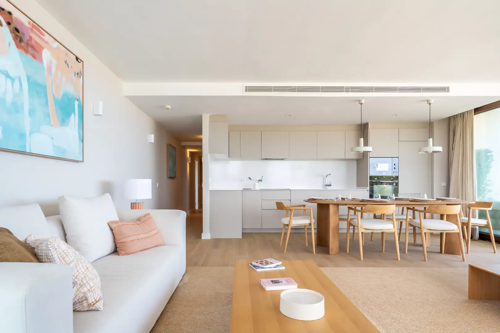 Sala de estar de Piso en venta en Ciutadella de Menorca con Aire acondicionado y Piscina comunitaria