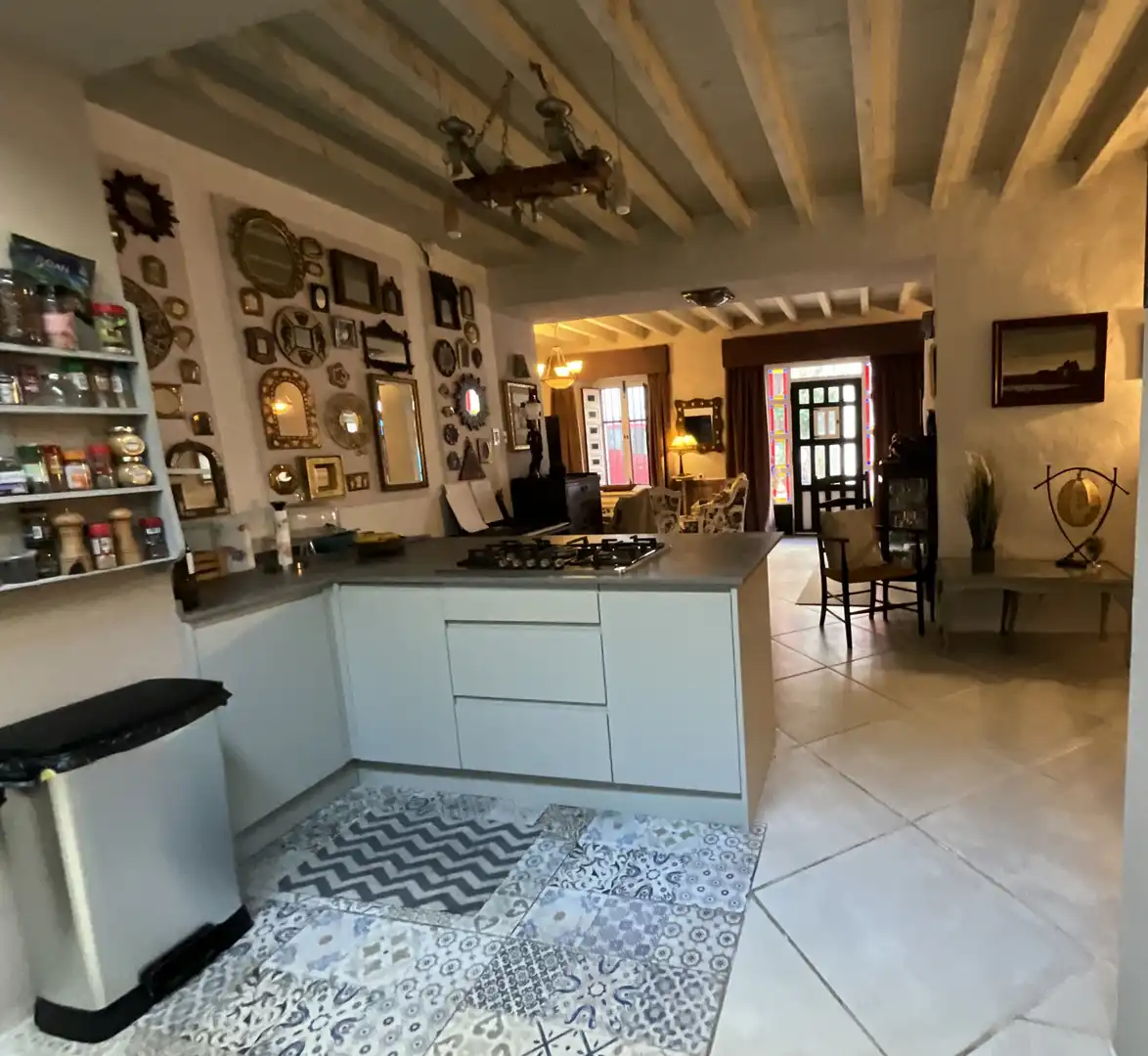 Cuina de Casa adosada en venda en Monda amb Calefacció, Terrassa i Forn