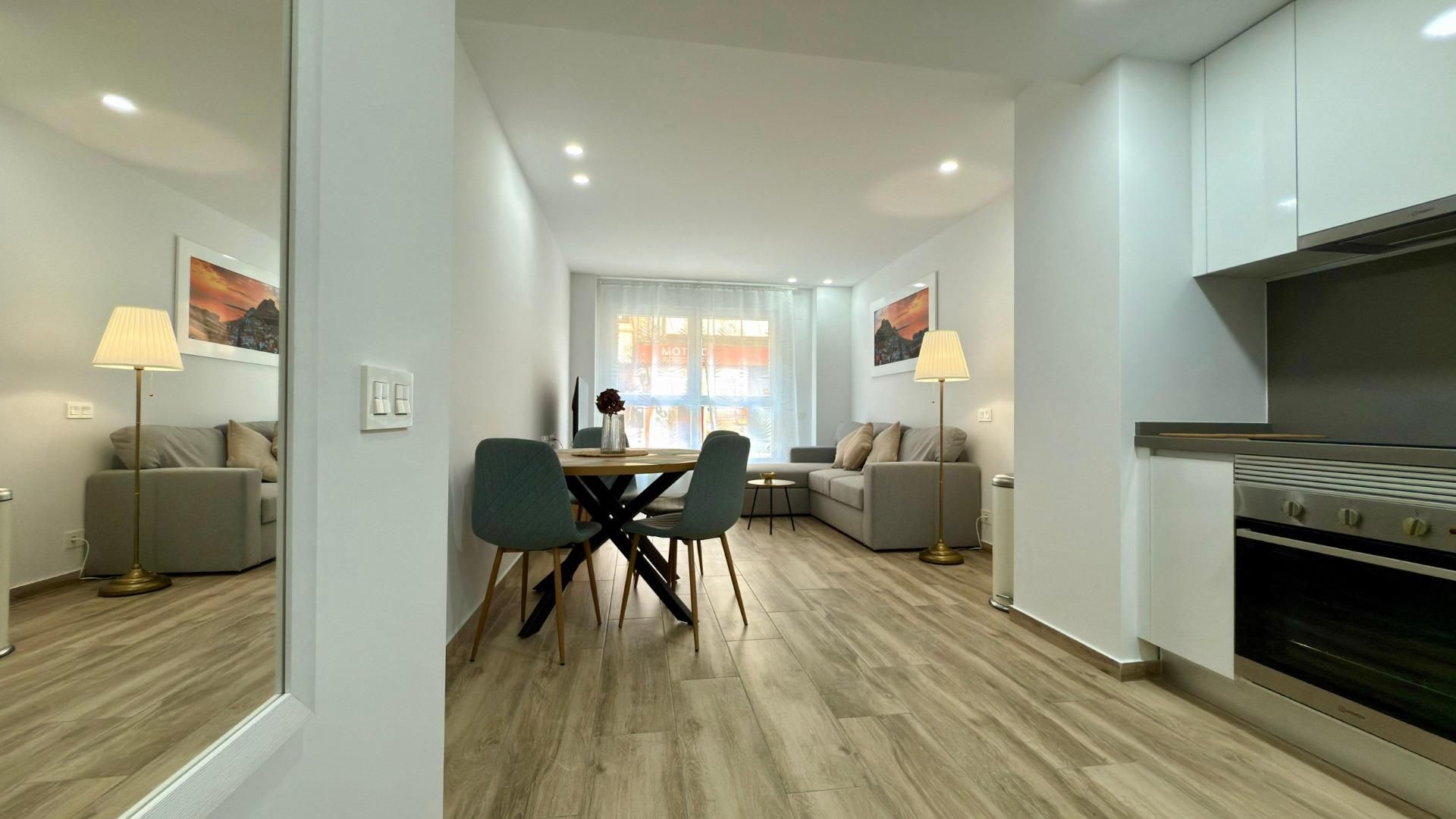 Living room of Apartment to rent in Alicante / Alacant  with Air Conditioner, Heating and Swimming Pool
