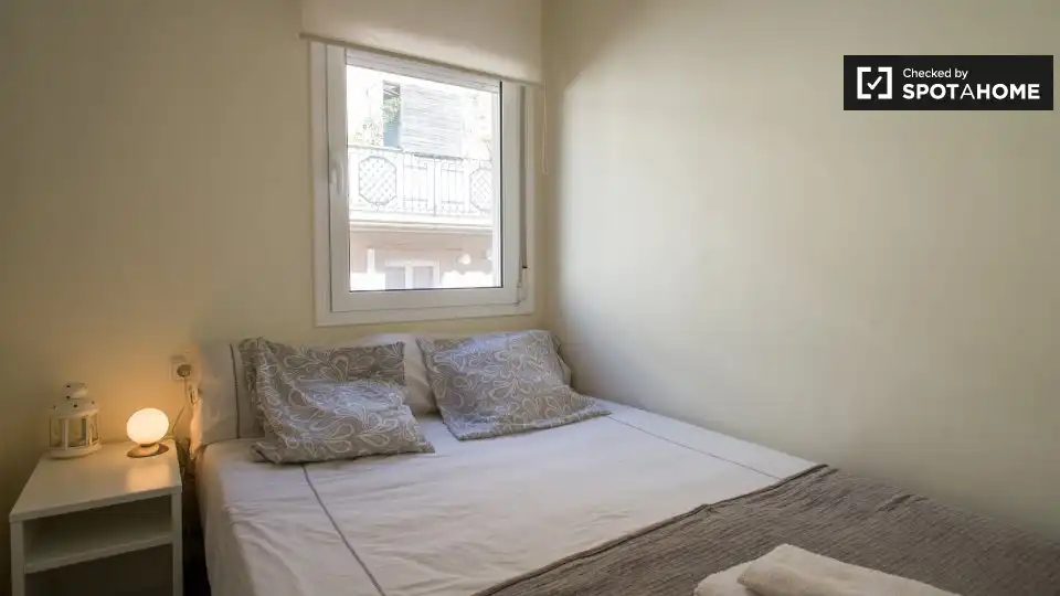 Habitación de Piso de alquiler en Barcelona con Aire acondicionado, Calefacción y Amueblado