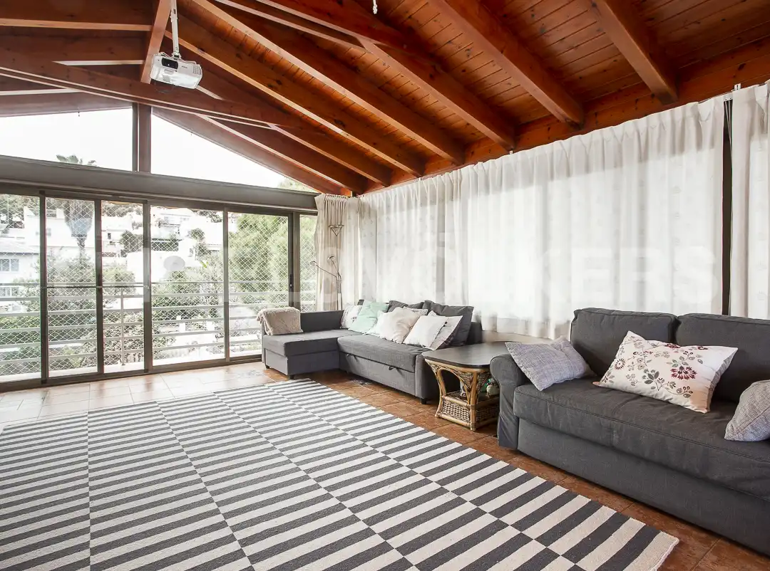 Sala d'estar de Casa o xalet de lloguer en Castelldefels amb Aire condicionat, Calefacció i Terrassa