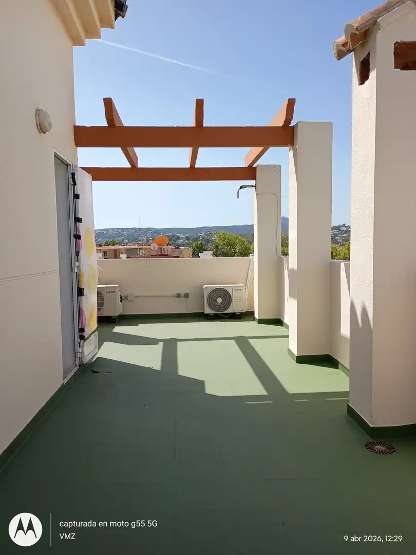 Terraza de Ático de alquiler en Jávea / Xàbia con Aire acondicionado, Calefacción y Terraza