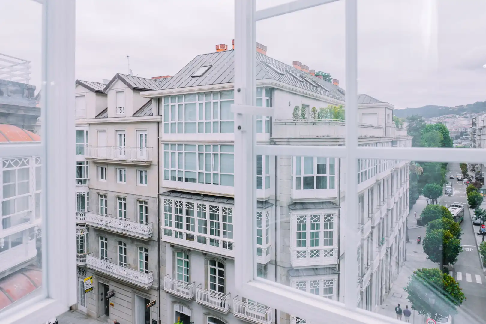 Exterior view of Flat for rent in Vigo   with Heating, Parquet flooring and Terrace