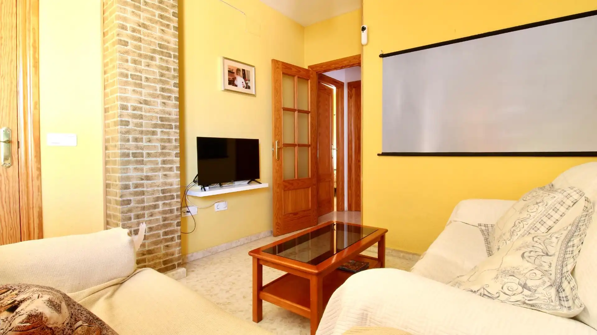 Living room of Attic for sale in Roquetas de Mar  with Terrace and Furnished