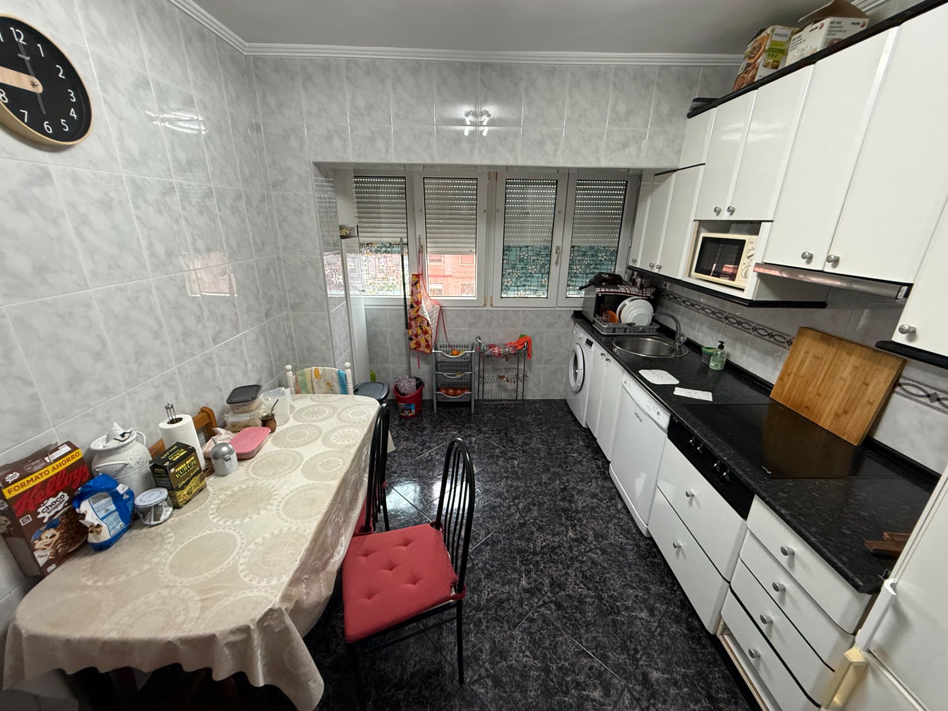 Kitchen of Flat for sale in Barakaldo   with Heating, Furnished and Balcony