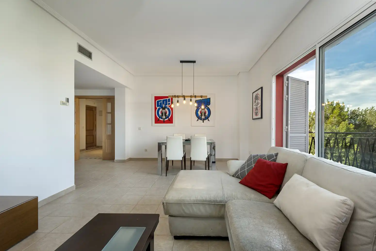 Sala de estar de Ático en venta en  Palma de Mallorca con Aire acondicionado, Calefacción y Jardín privado