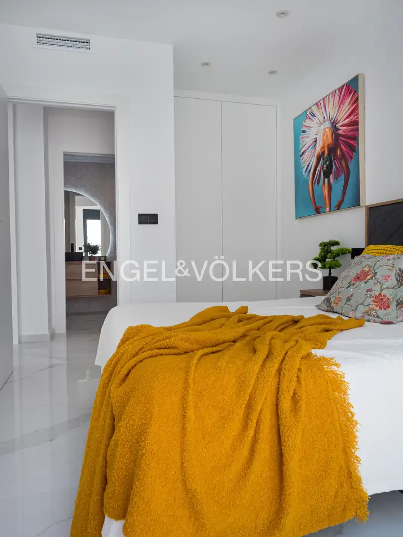 Habitación de Casa o chalet en venta en San Pedro del Pinatar con Aire acondicionado, Calefacción y Jardín privado