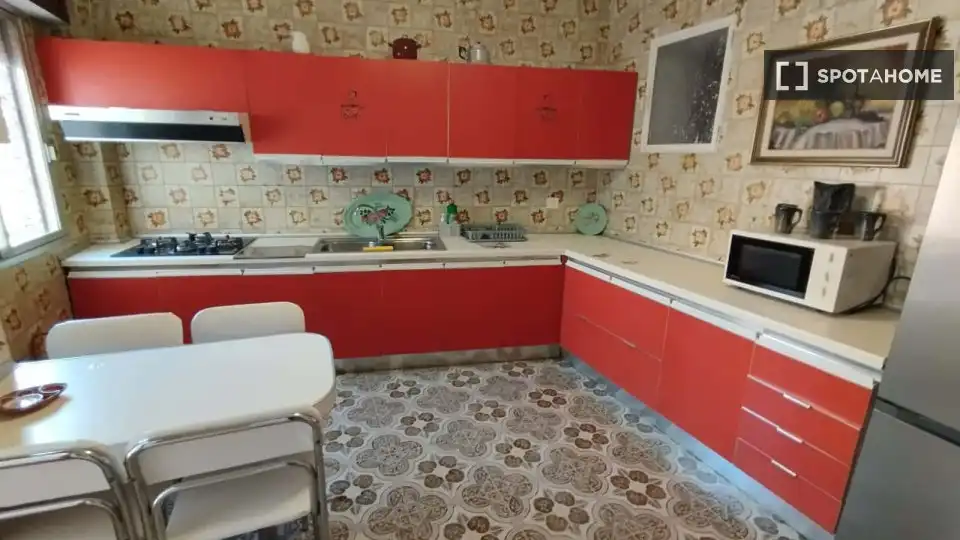 Cocina de Apartamento para compartir en Dúrcal con Aire acondicionado, Terraza y Amueblado