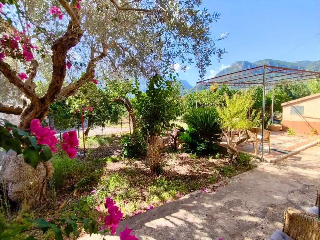 Jardí de Finca rústica en venda en Sóller amb Jardí privat, Terrassa i Moblat