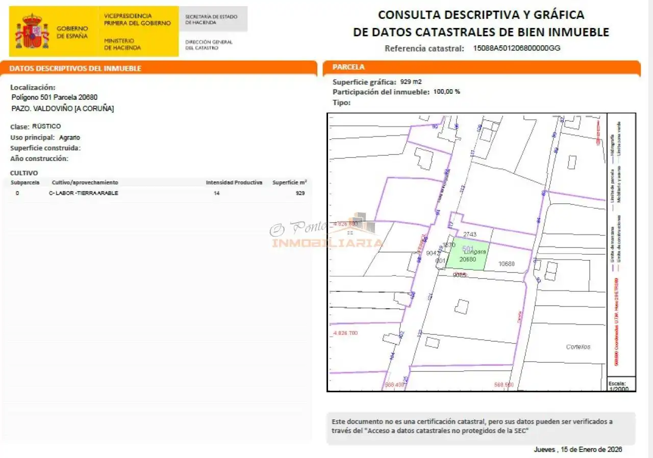 Terrenys i solars en venda a Valdoviño, imagen 6
