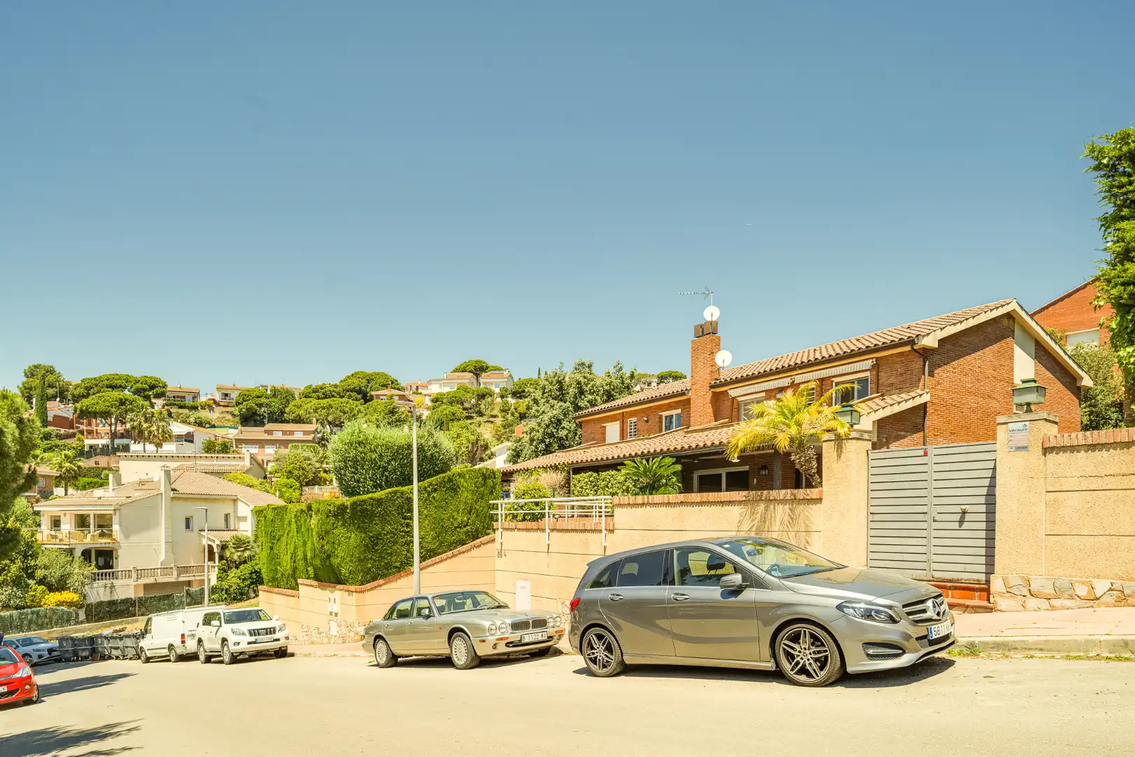 Vista exterior de Casa adosada en venta en Teià con Aire acondicionado, Calefacción y Jardín privado
