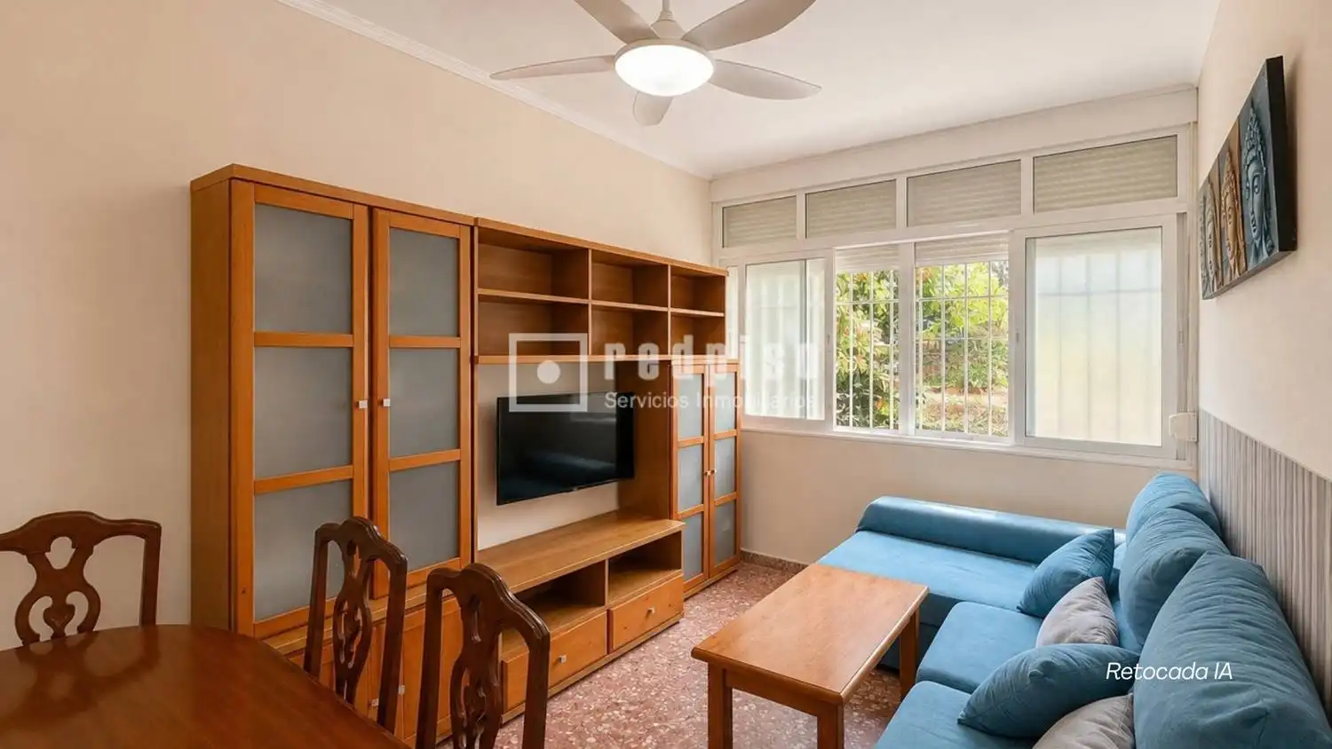 Wohnzimmer von Wohnung zum Verkauf in Málaga mit Klimaanlage, Heizung und Terrasse