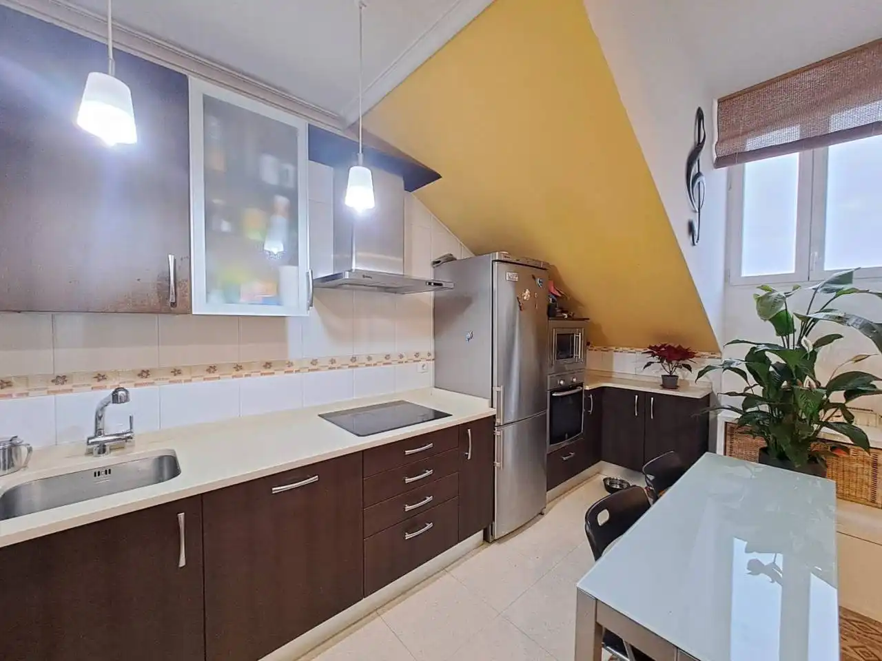 Kitchen of Attic for sale in Burgos  with Heating, Parquet flooring and Storage room