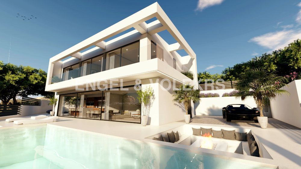 Vista exterior de Casa o chalet en venta en El Campello con Aire acondicionado, Jardín privado y Trastero