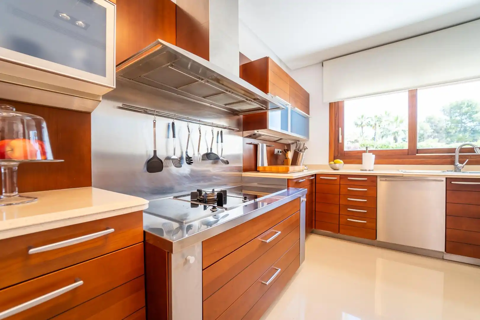 Cuina de Casa o xalet en venda en Elche / Elx amb Aire condicionat, Jardí privat i Parquet